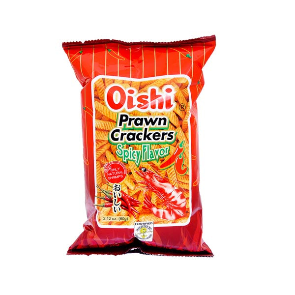 oishi prawn cracker spicy 60g