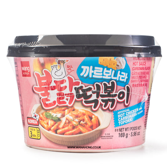 wang spicy topokki carbonara 169g