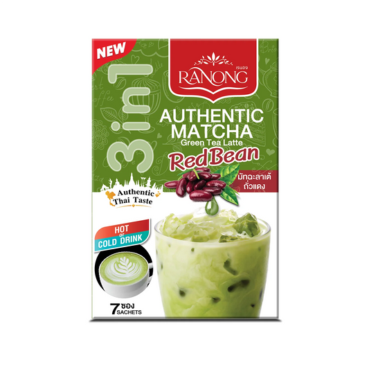 ranong matcha green tea w/ red bean 175g