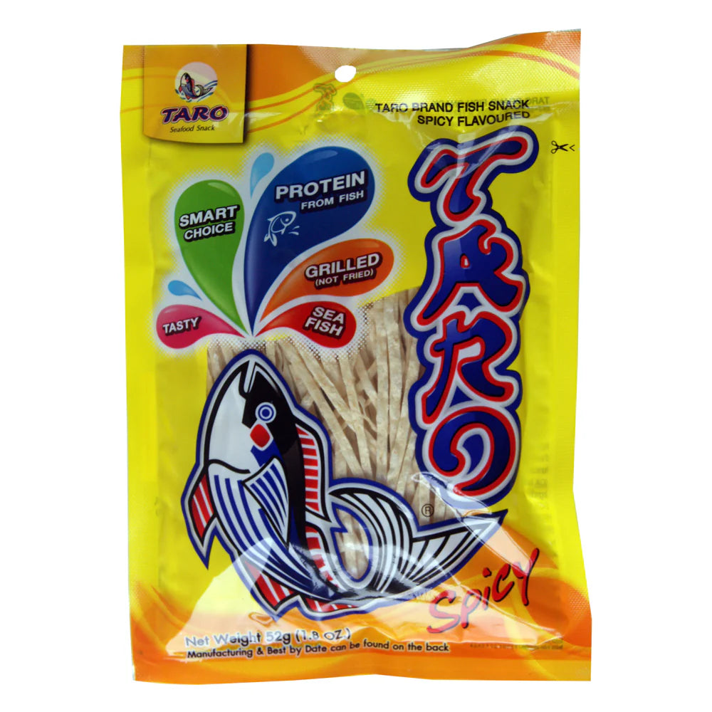 taro fish snack spicy flvr
