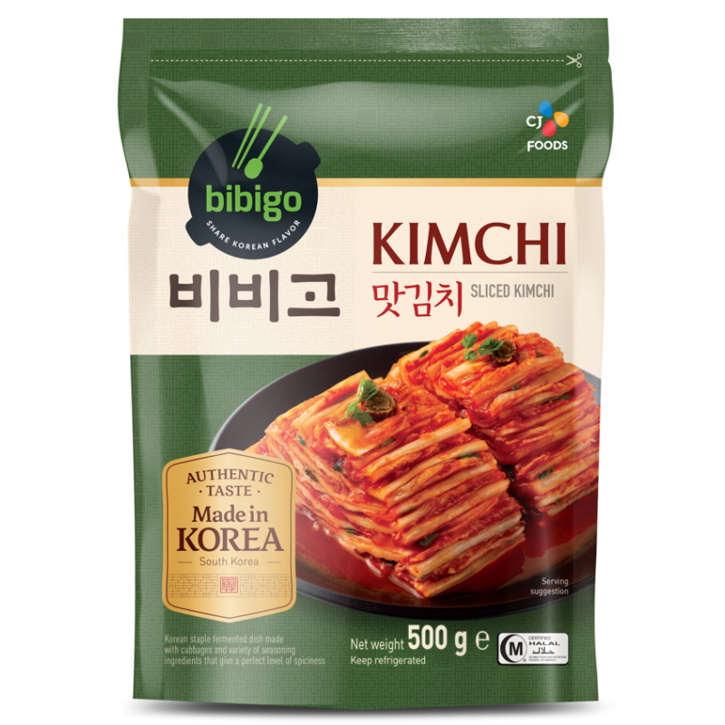bibigo sliced kimchi 500g