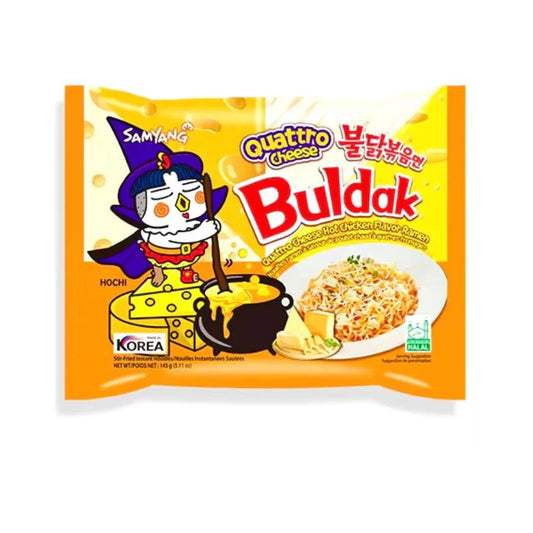samyang buldak quattro cheese ramen 145g