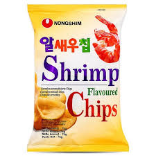 nongshim shrimp flavoured chips 75g