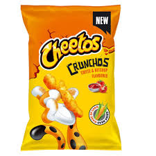 chetos cheese & ketchup flavoured 165g