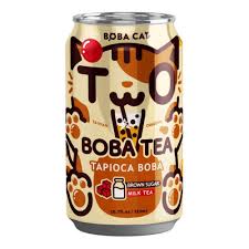 boba cat milktea brown sugar 315ml