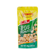 growers garlic peanuts 80g