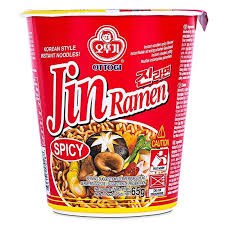 jin ramen  spicy cup noodles 65g