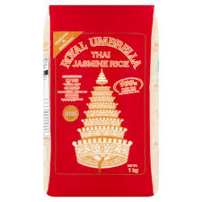 royal umbrella thai jasmine rice 1kg