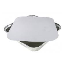 MP foil with lid container 9x9" 4s