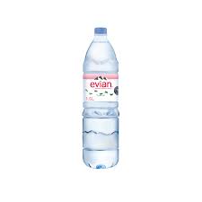 evian mineral water  1.5L