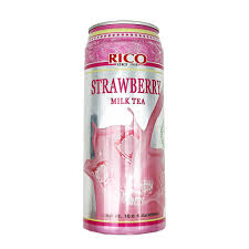 rico strawberry milktea 490ml