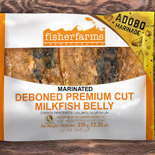fisherfarms milkfish belly adobo 350g