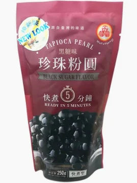 wfy instant tapioca pearl black 210g