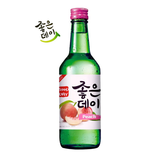 jinro chamisul soju peach 13% 360ml