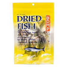 bdmp dried yellow stripe trevally 100g