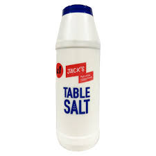 Jacks table salt 750g