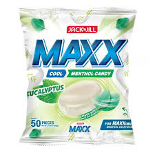 j&j maxx eucalyptus menthol candy 200g