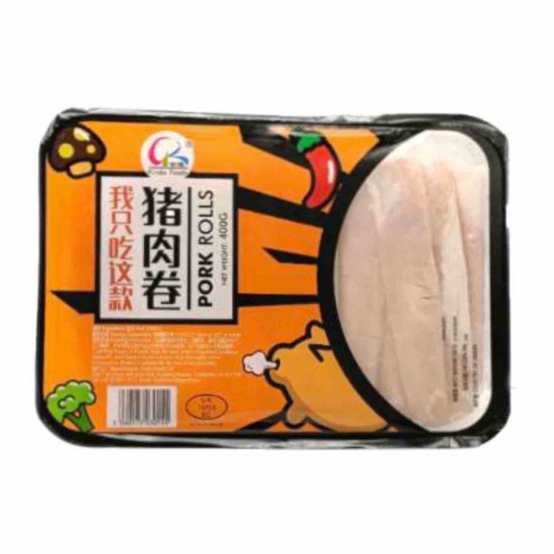 kinda foods hand rolled slices pork 400g
