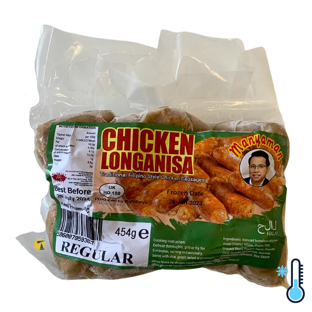 manyaman chicken longanisa 454g