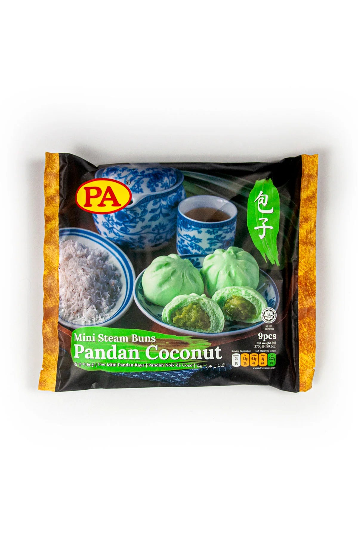 PA FOOD mini pandan coconut bun 270g