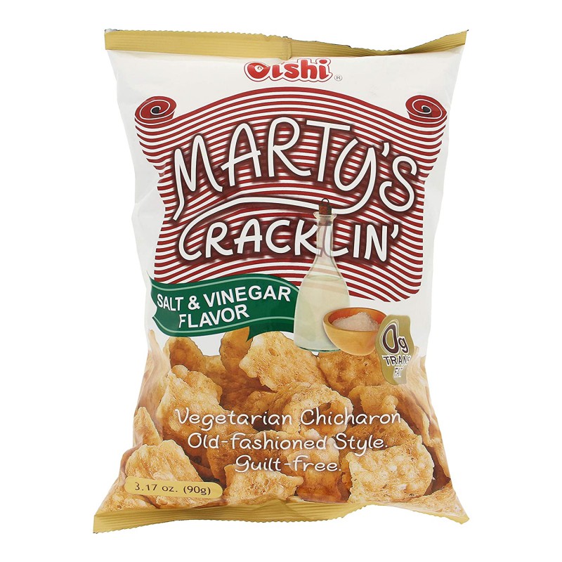 martys cracklin salt & vinegar 90g