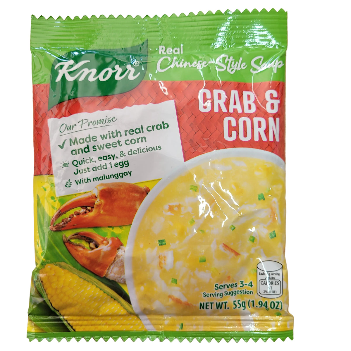 knorr crab & corn chinese soup 60g