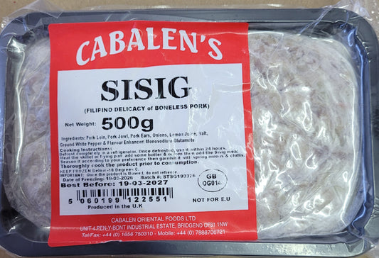 cabalens cooked sisig 500g