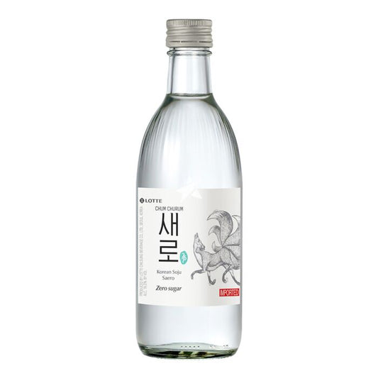 lotte korean soju zero sugar 375ml