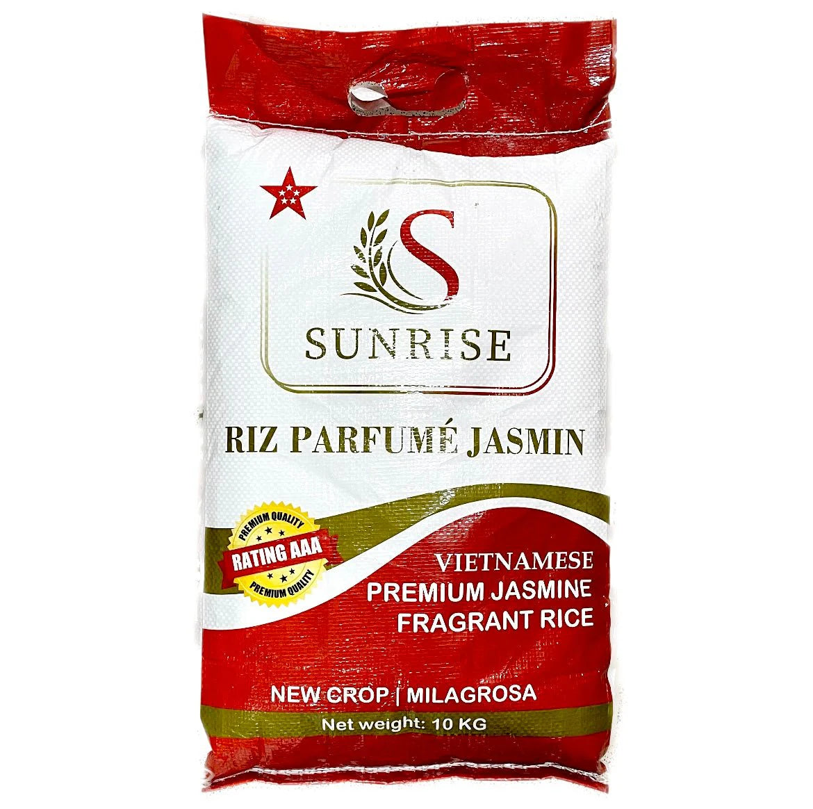 sunrise jasmine rice 10kg
