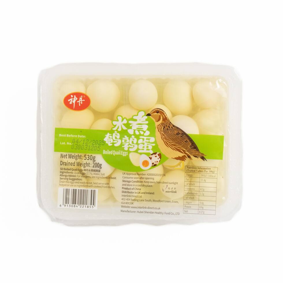 SD boiled quail eggs 530g