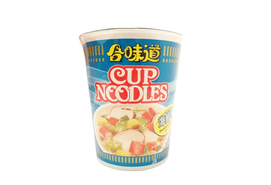 nissin mini cup creamy seafood 45g